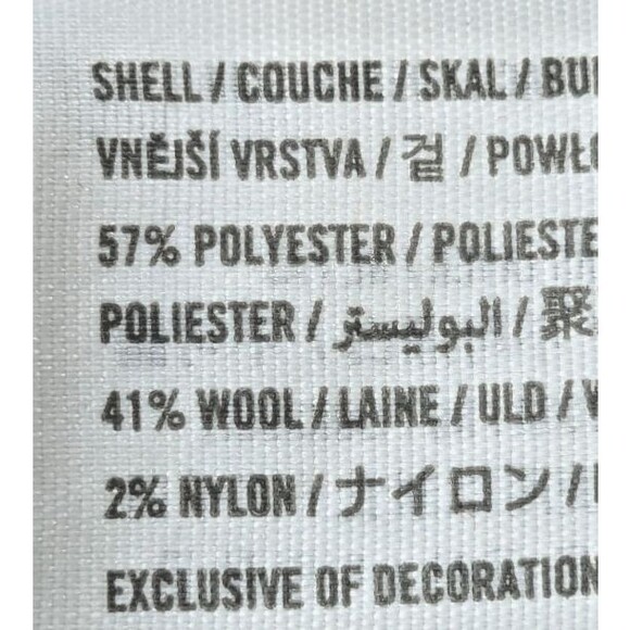 ABERCROMBIE & FITCH Wrap Coat Small Wool Blend Rust Preppy Academia Chic - Picture 14 of 15